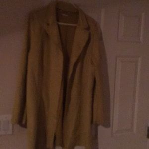 Tahari coat for sale. Faux leather